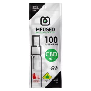 MFUSED Micro-Serving CBD Oral Spray: Mango 20:1 (CBD to THC)