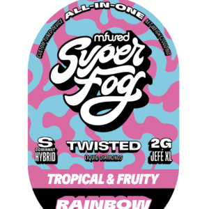 MFUSED Super Fog 2G Disposable Rainbow Cloud - Sativa Dominant Hybrid Jefé Disposable