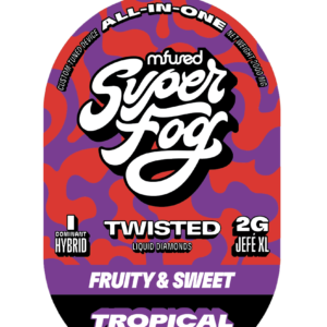 MFUSED Super Fog 2G Disposable Tropical Trippin - Indica Dominant Hybrid Jefé Disposable